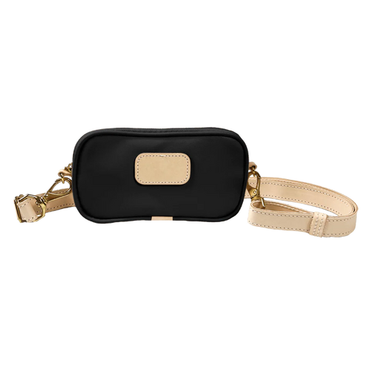 Crosslet HANDBAGS Jon Hart Black Coated Canvas