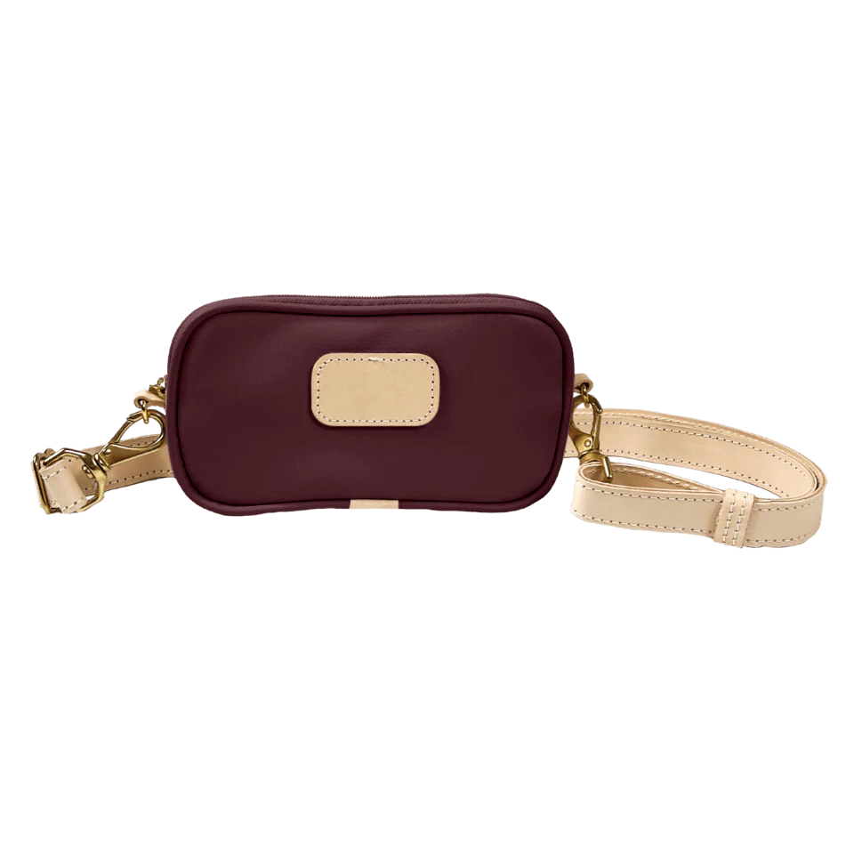 Crosslet (Order in any color!) HANDBAGS Jon Hart Burgundy Coated Canvas