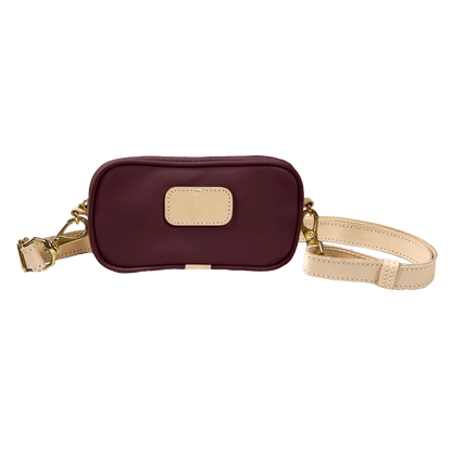 Crosslet (Order in any color!) HANDBAGS Jon Hart Burgundy Coated Canvas
