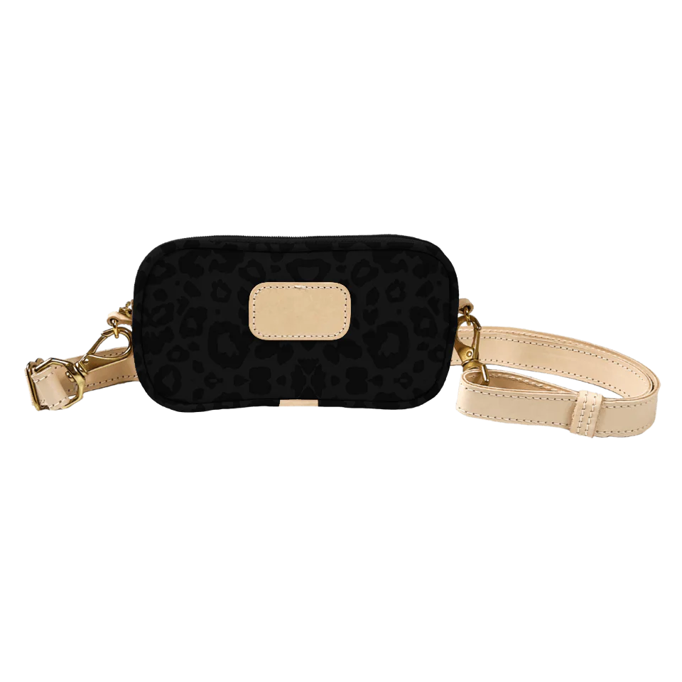 Crosslet (Order in any color!) HANDBAGS Jon Hart Dark Leopard Coated Canvas