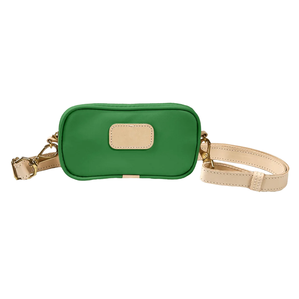 Crosslet (Order in any color!) HANDBAGS Jon Hart Kelly Green Coated Canvas