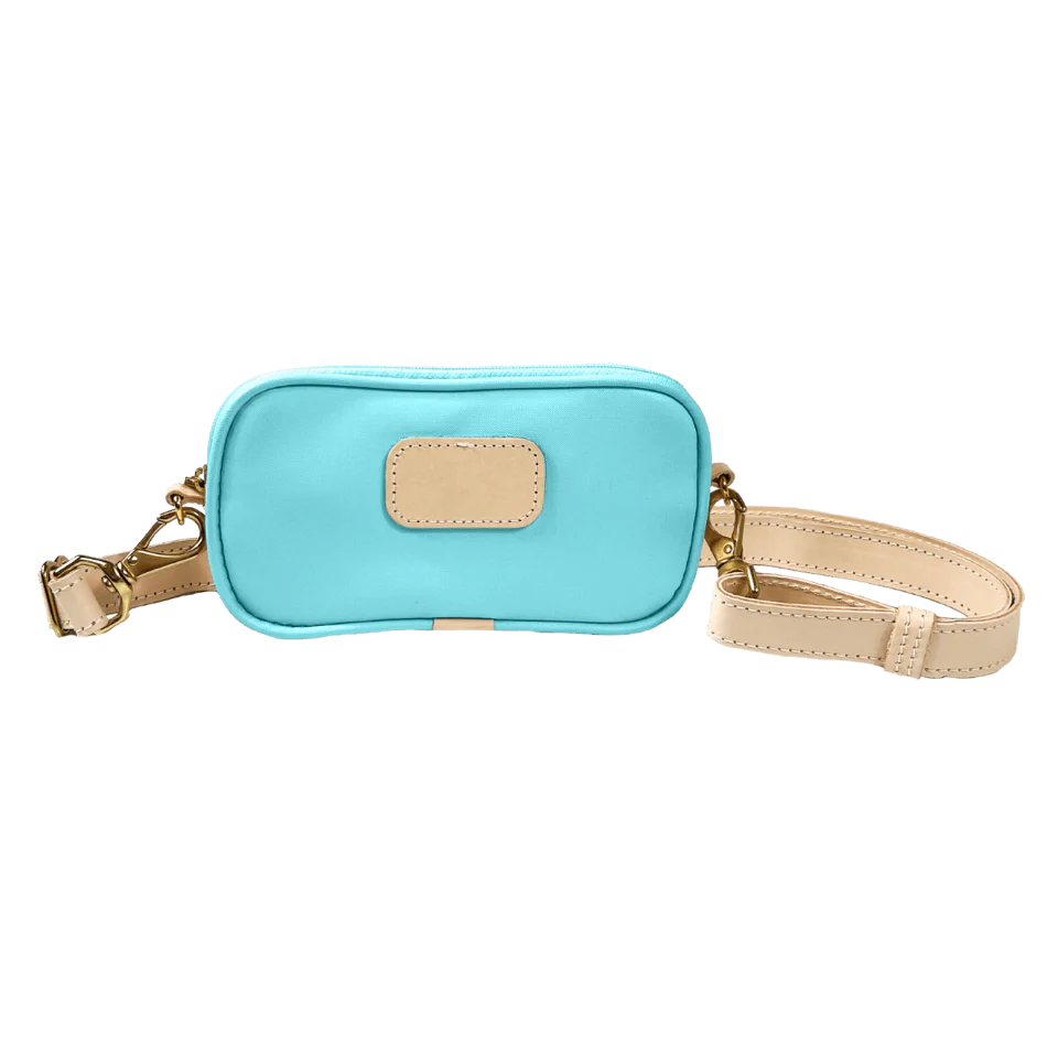Crosslet (Order in any color!) HANDBAGS Jon Hart Ocean Blue Coated Canvas