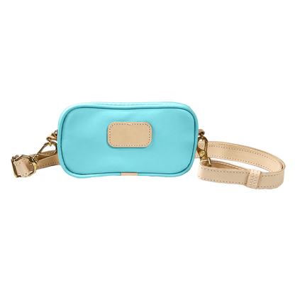 Crosslet (Order in any color!) HANDBAGS Jon Hart Ocean Blue Coated Canvas