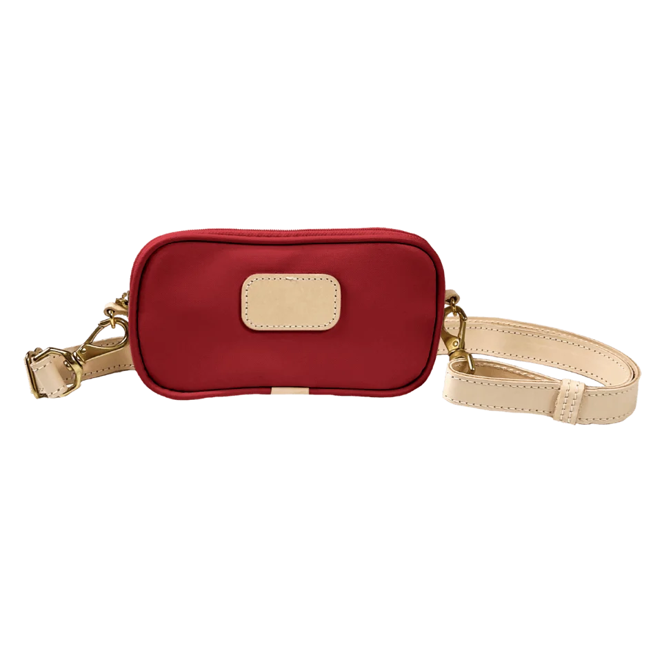 Crosslet (Order in any color!) HANDBAGS Jon Hart Red Coated Canvas