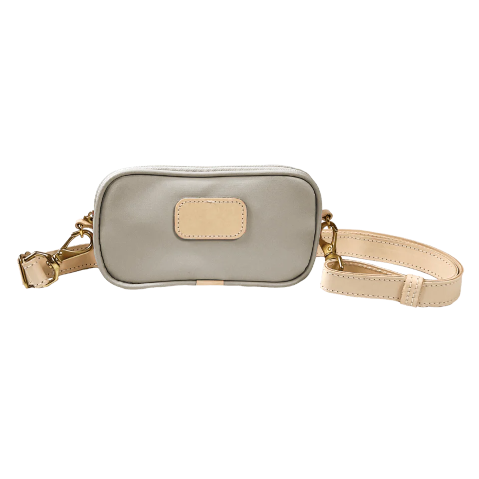 Crosslet (Order in any color!) HANDBAGS Jon Hart Tan Coated Canvas