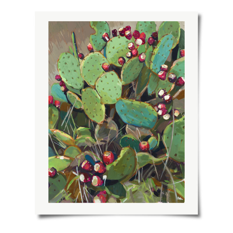 Prickly Pear Season Print Art Print Sarah Heinbaugh
