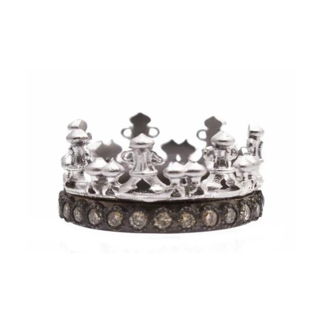 Crown Stack Band Ring Rings Armenta   