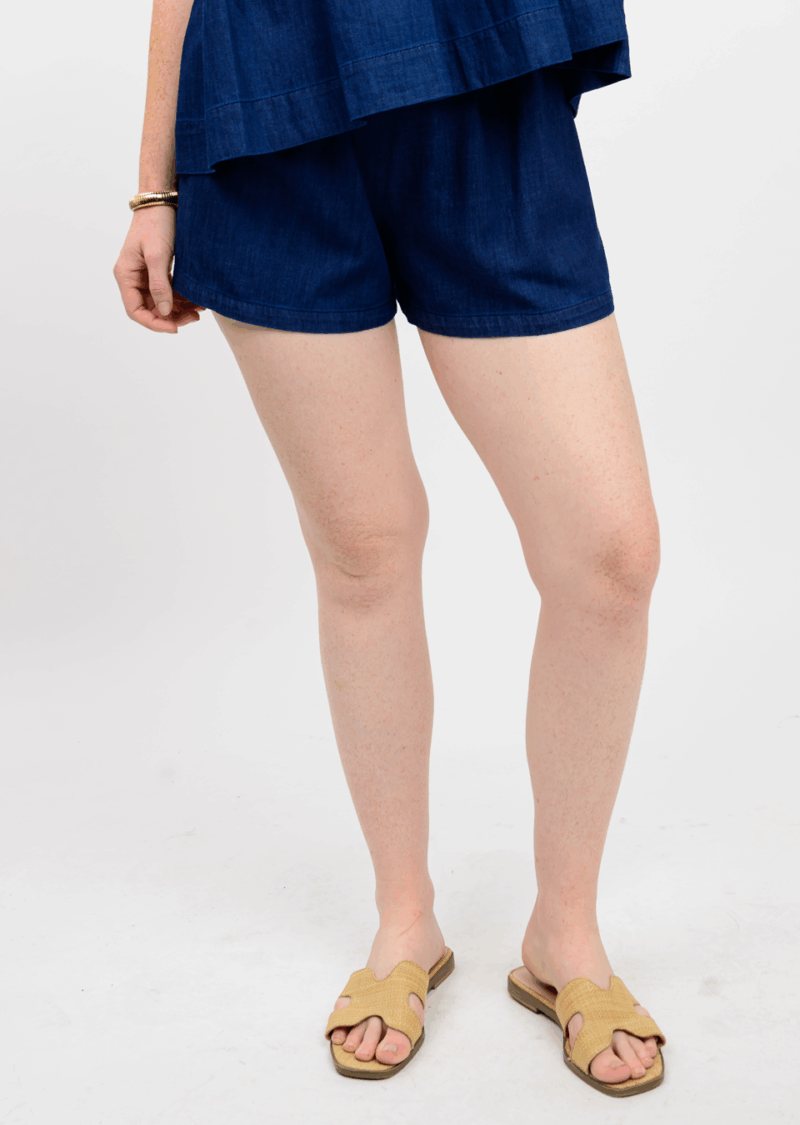 Denim Flowy Shorts SHORTS Ivy Jane