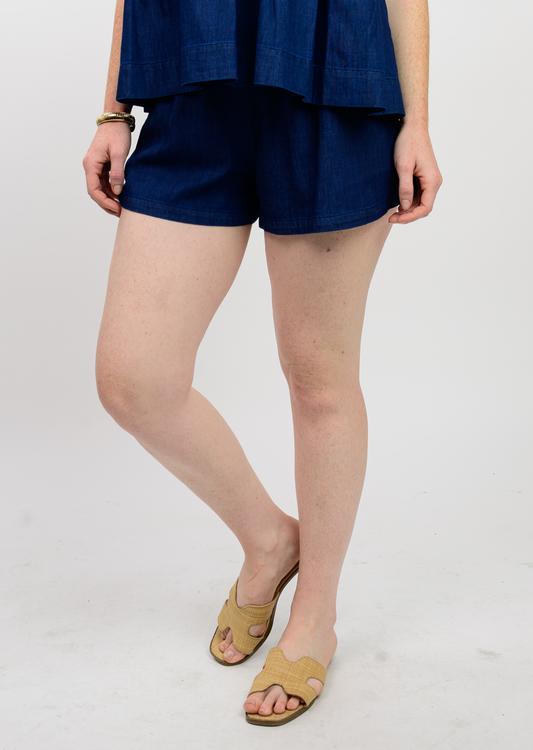 Denim Flowy Shorts SHORTS Ivy Jane