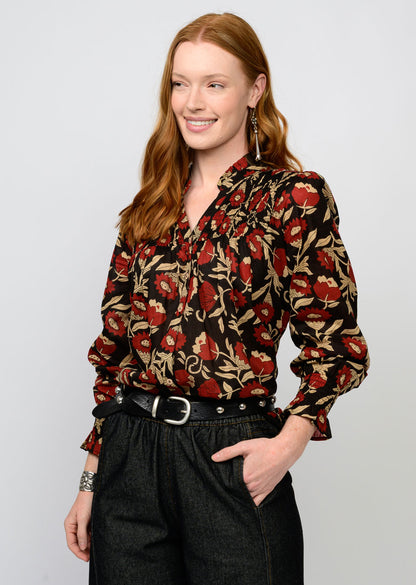 Fields of Poppies Top TOP Ivy Jane