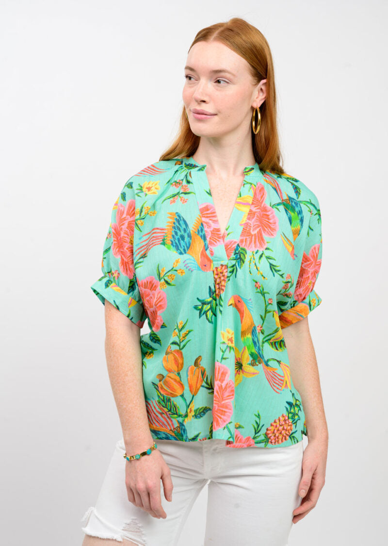 Parrot Popover Dolman Top TOP Ivy Jane