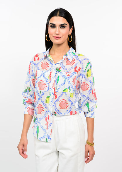 Coastal Long Sleeve Camp Shirt