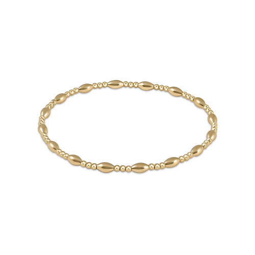 Harmony Sincerity Pattern 2mm Bead Bracelet - Gold BRACELETS ENEWTON Default Title