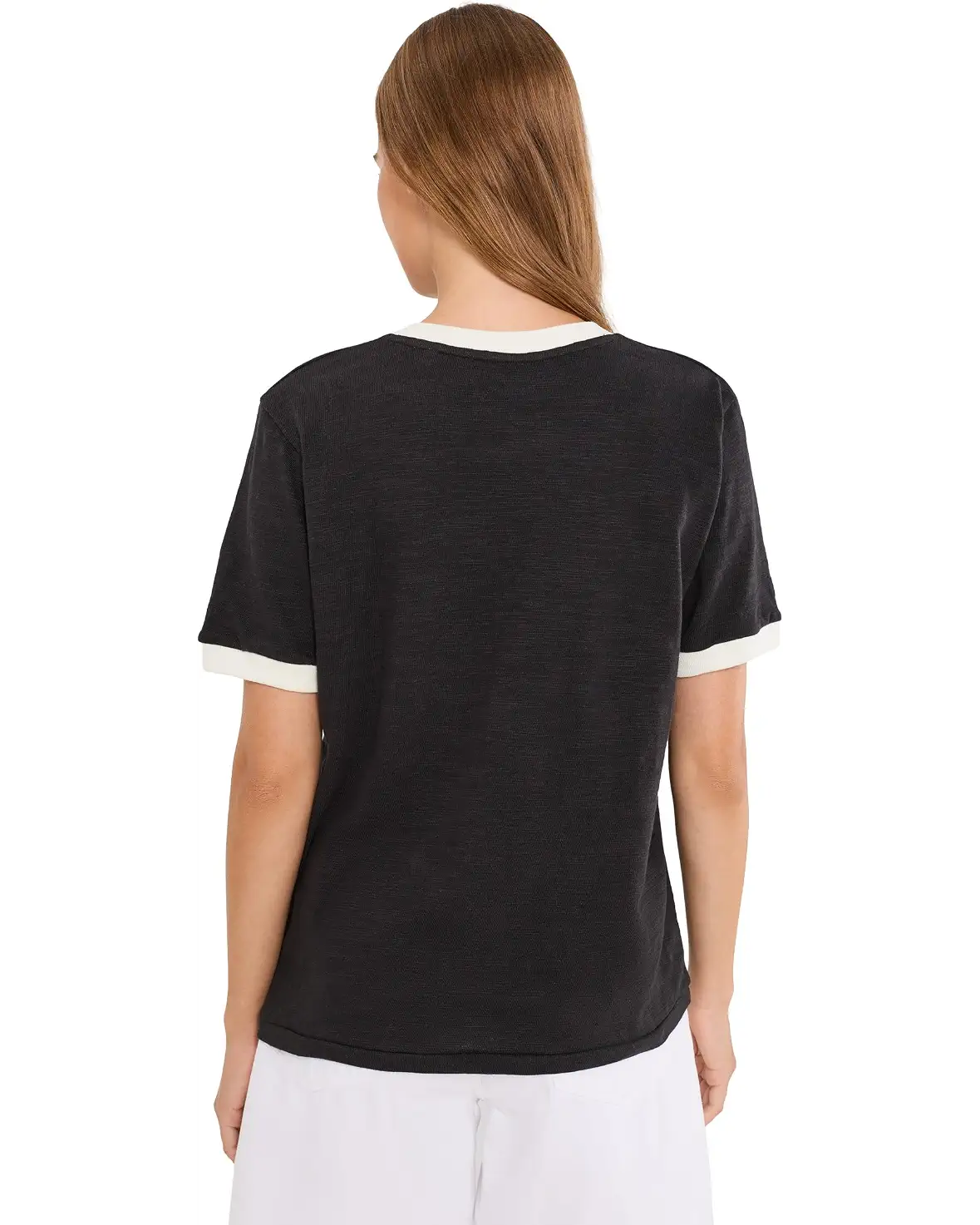 Sunwashed Slub Camp Tee - Black