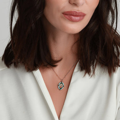 Our Lady Guadalupe Enamel Necklace