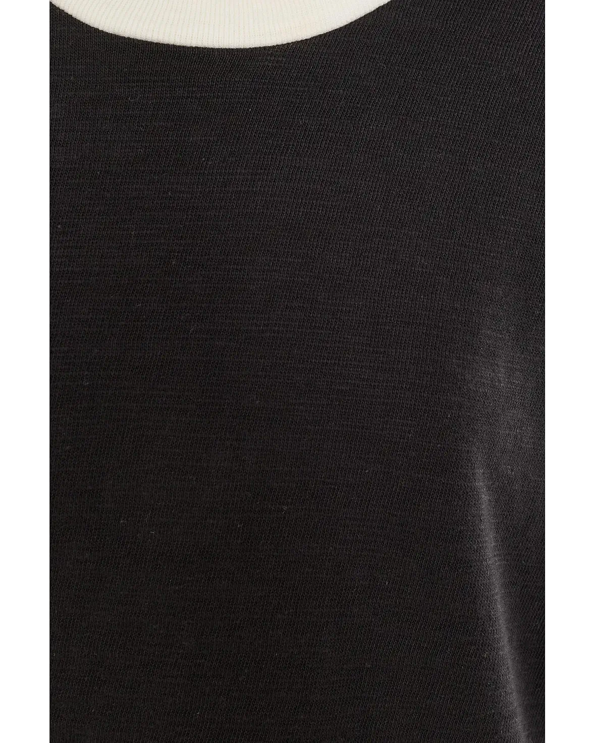 Sunwashed Slub Camp Tee - Black