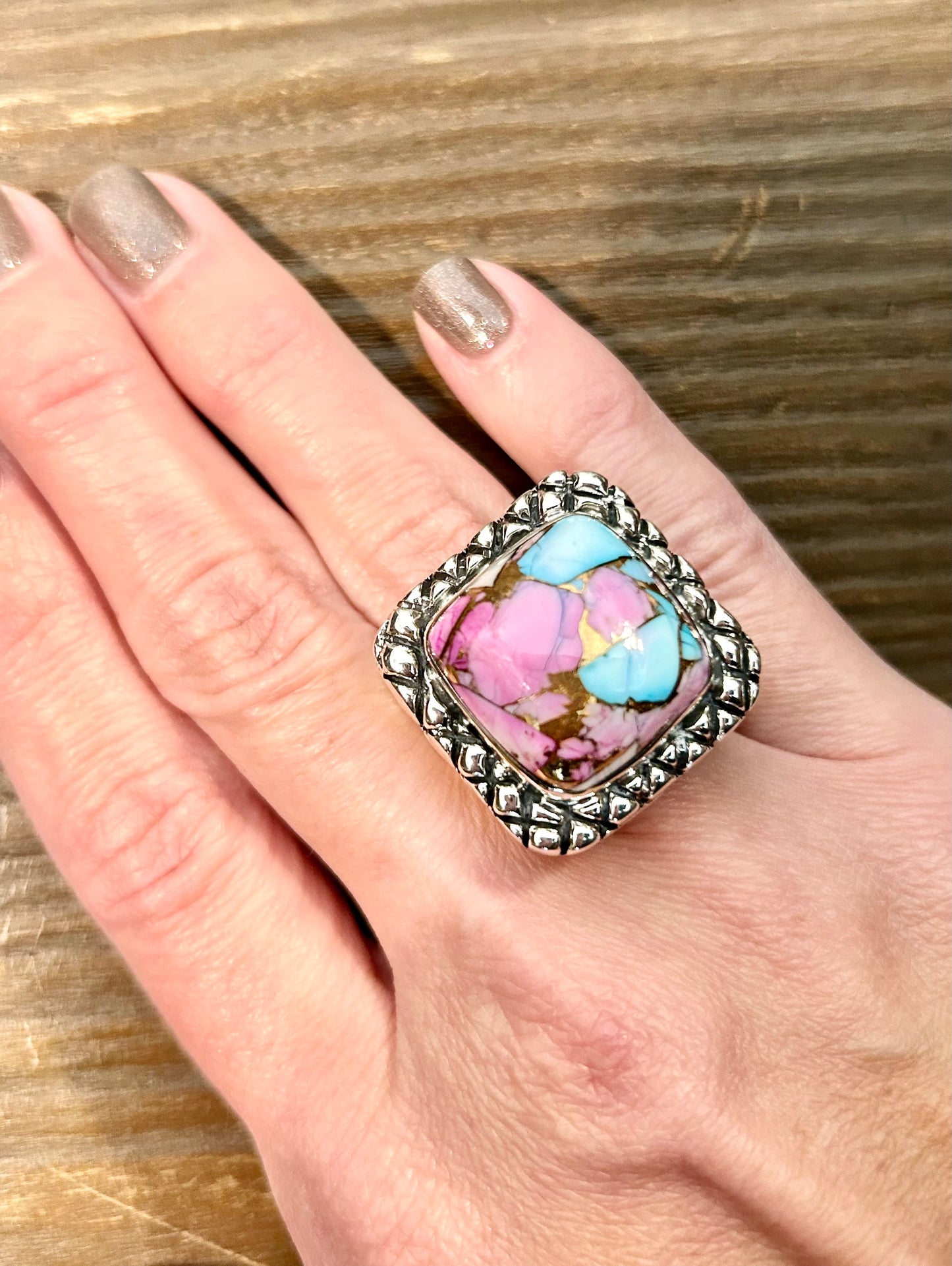 Sterling Cotton Candy Ring Rings Dian Malouf