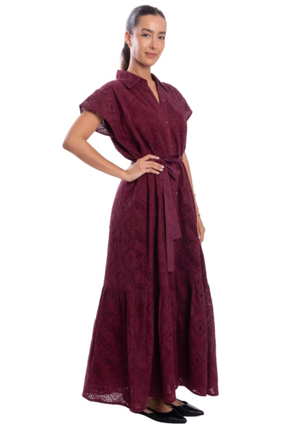 Penelope Dress - Wine Berry