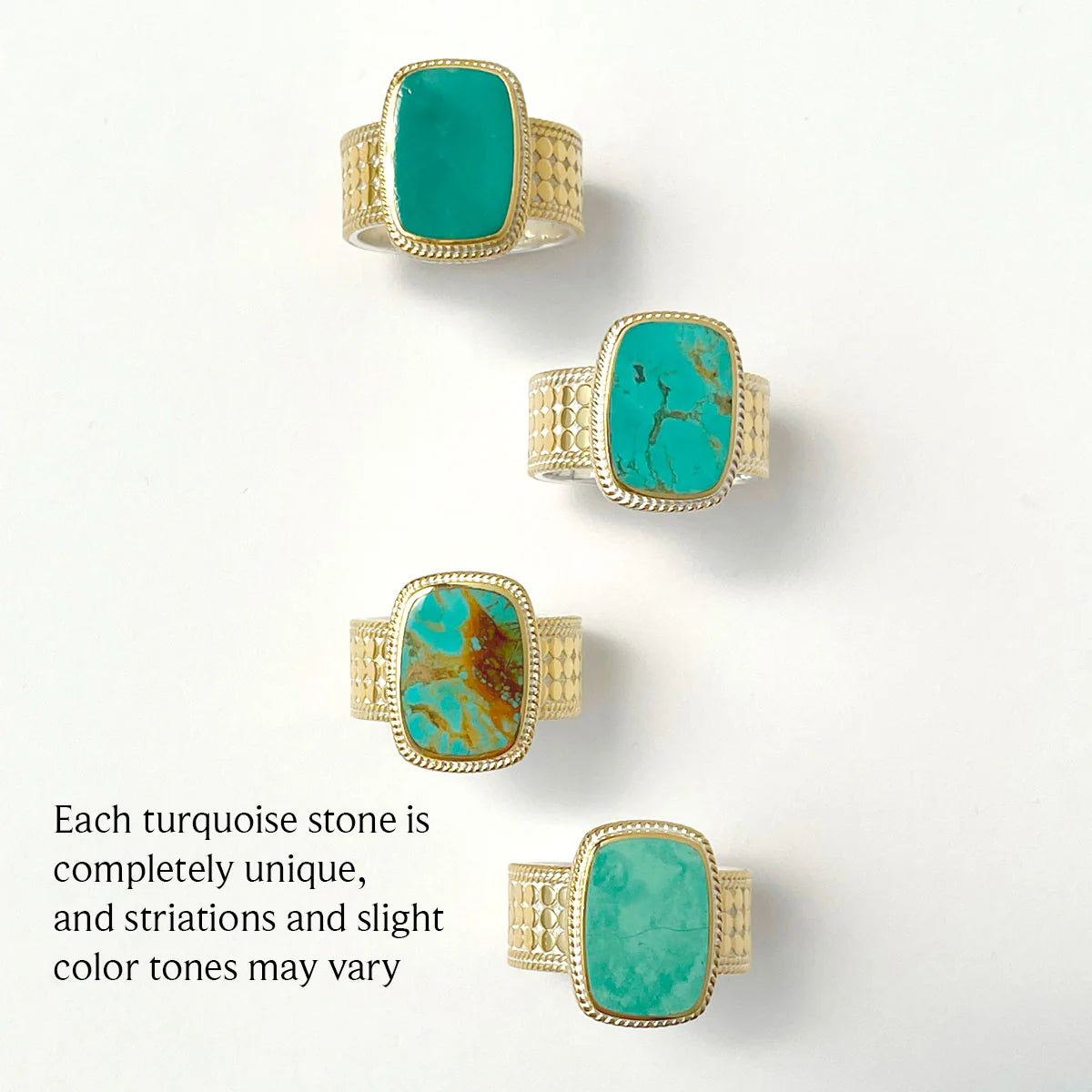 Turquesa Cushion Ring - Size 8