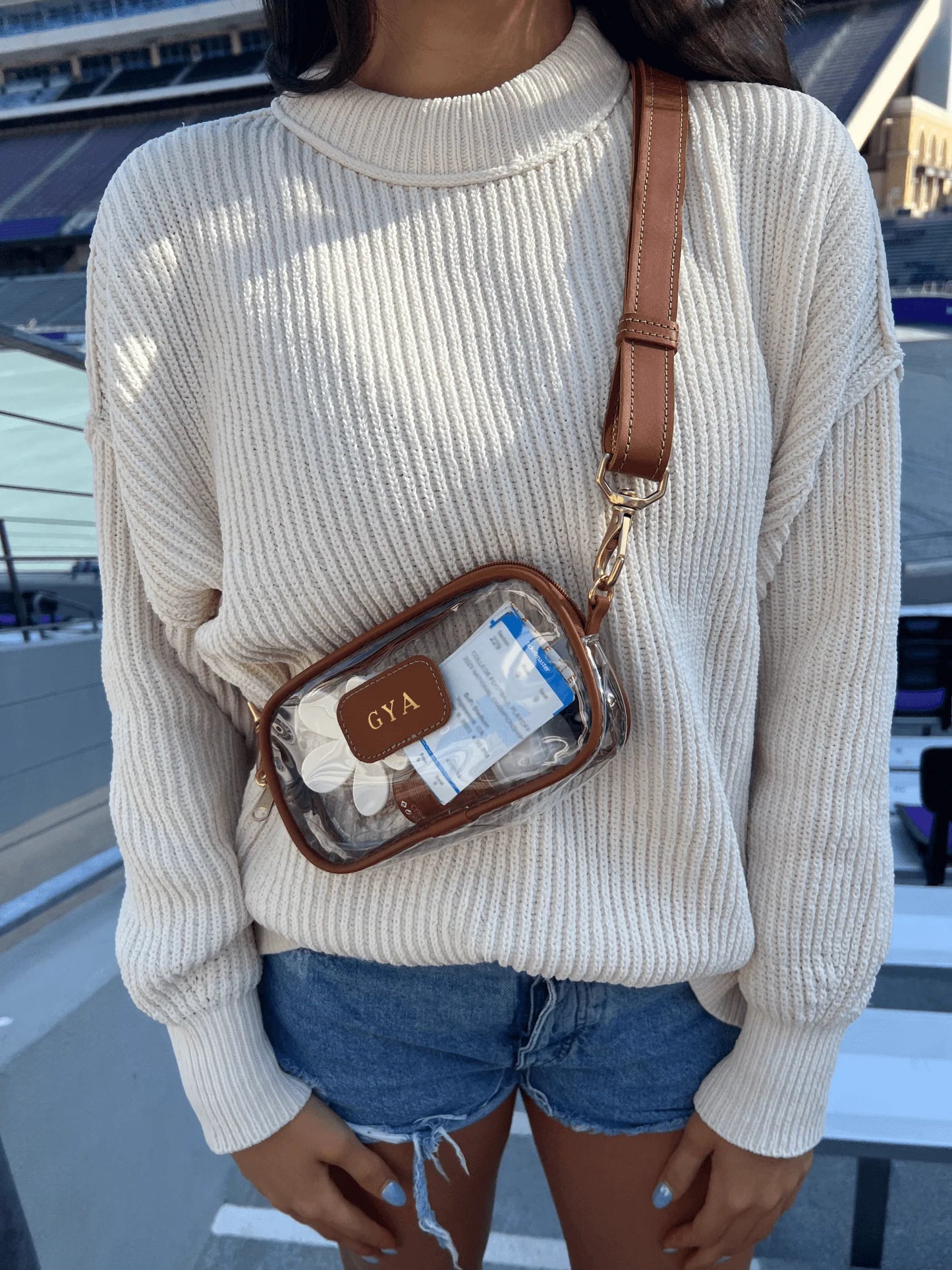 Clear Crosslet (Order in any color!) Crossbodies Jon Hart
