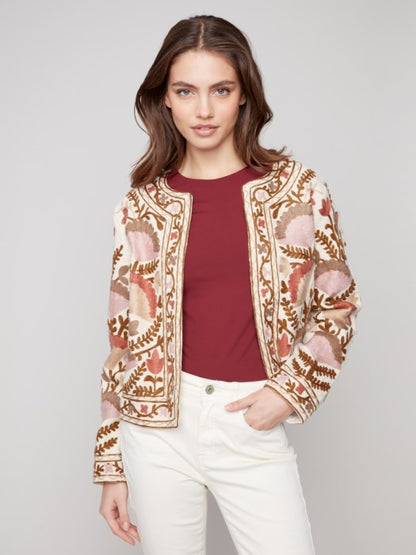 Edge to Edge Embroidered Jacket CARDYORJKT Charlie B