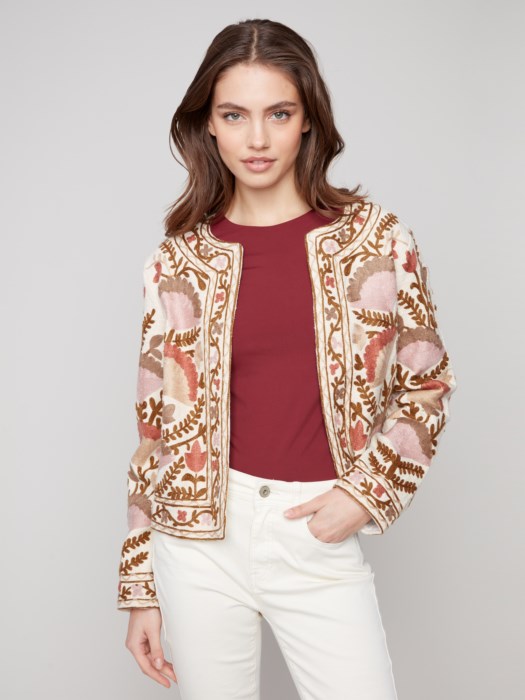 Edge to Edge Embroidered Jacket CARDYORJKT Charlie B