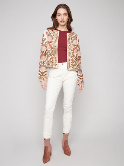 Edge to Edge Embroidered Jacket CARDYORJKT Charlie B