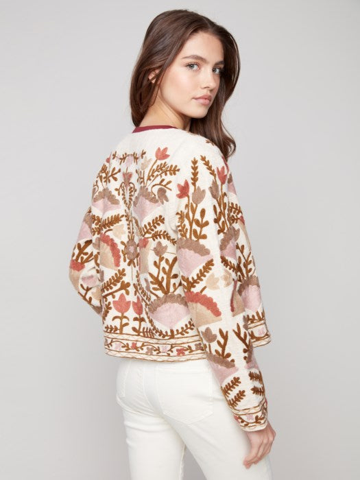 Edge to Edge Embroidered Jacket CARDYORJKT Charlie B