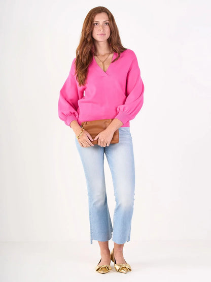 Lolli Sweater - Fuchsia Fedora
