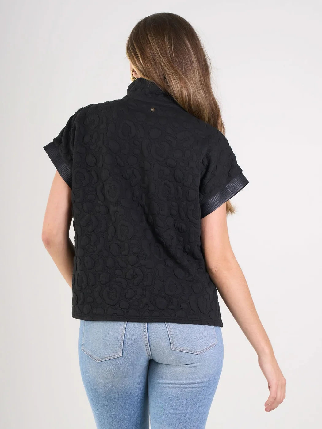 Poppy Pullover - Jet Black Cheetah