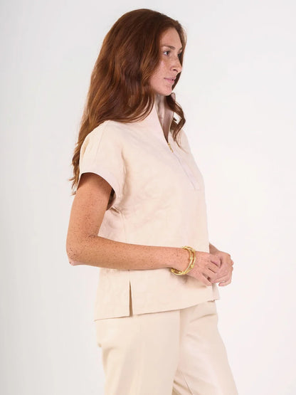 Poppy Pullover - Sandstone Cheetah