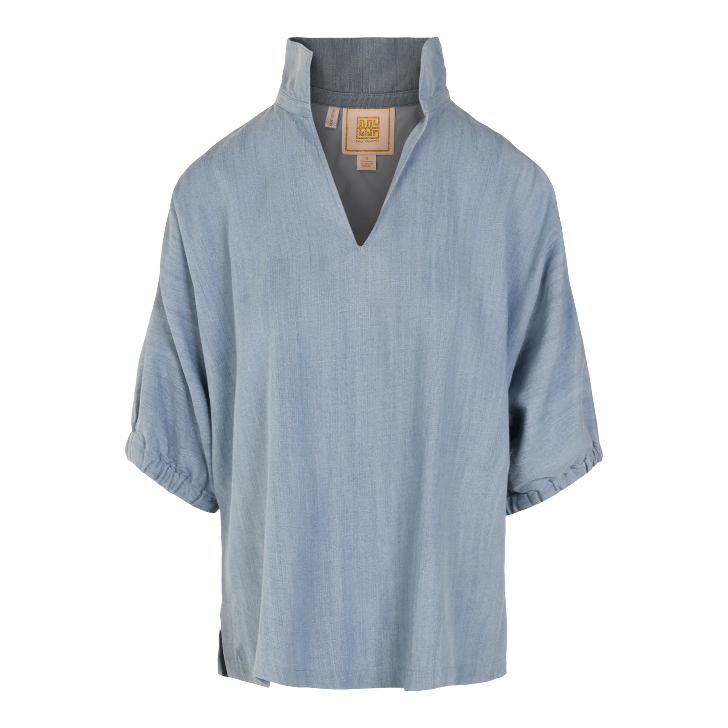 Poppy Pullover - Denim Chambray