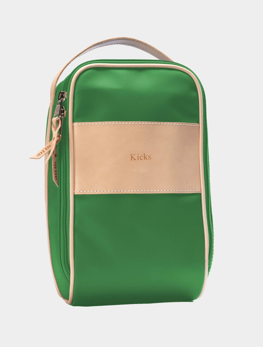 Shoe Bag (Order in any color!) Shag Bags Jon Hart Kelly Green Coated Canvas  