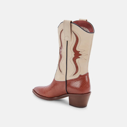 Suzzy Cowboy Boots - Brown Boots Dolce Vita   
