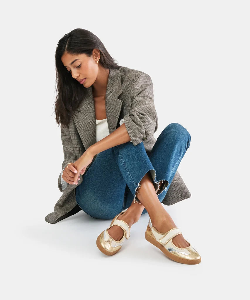 Nanet Ballerina Sneakers - Metallic