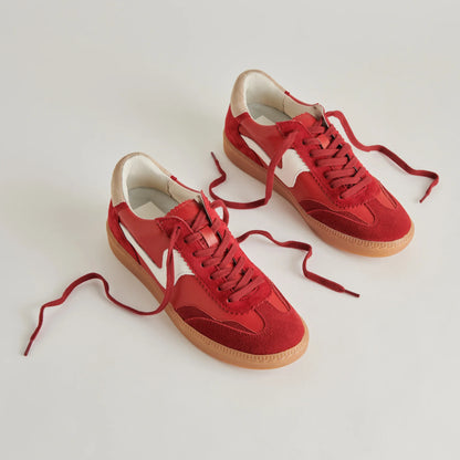 Notice Sneakers - Crimson Suede Sneakers Dolce Vita