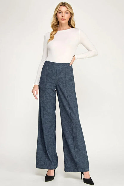 Scarlette Pull On Trouser - Stargazer