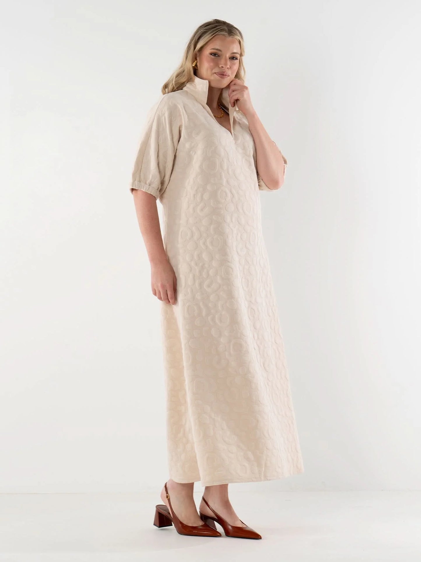 Poppy Maxi - Sandstone Cheetah