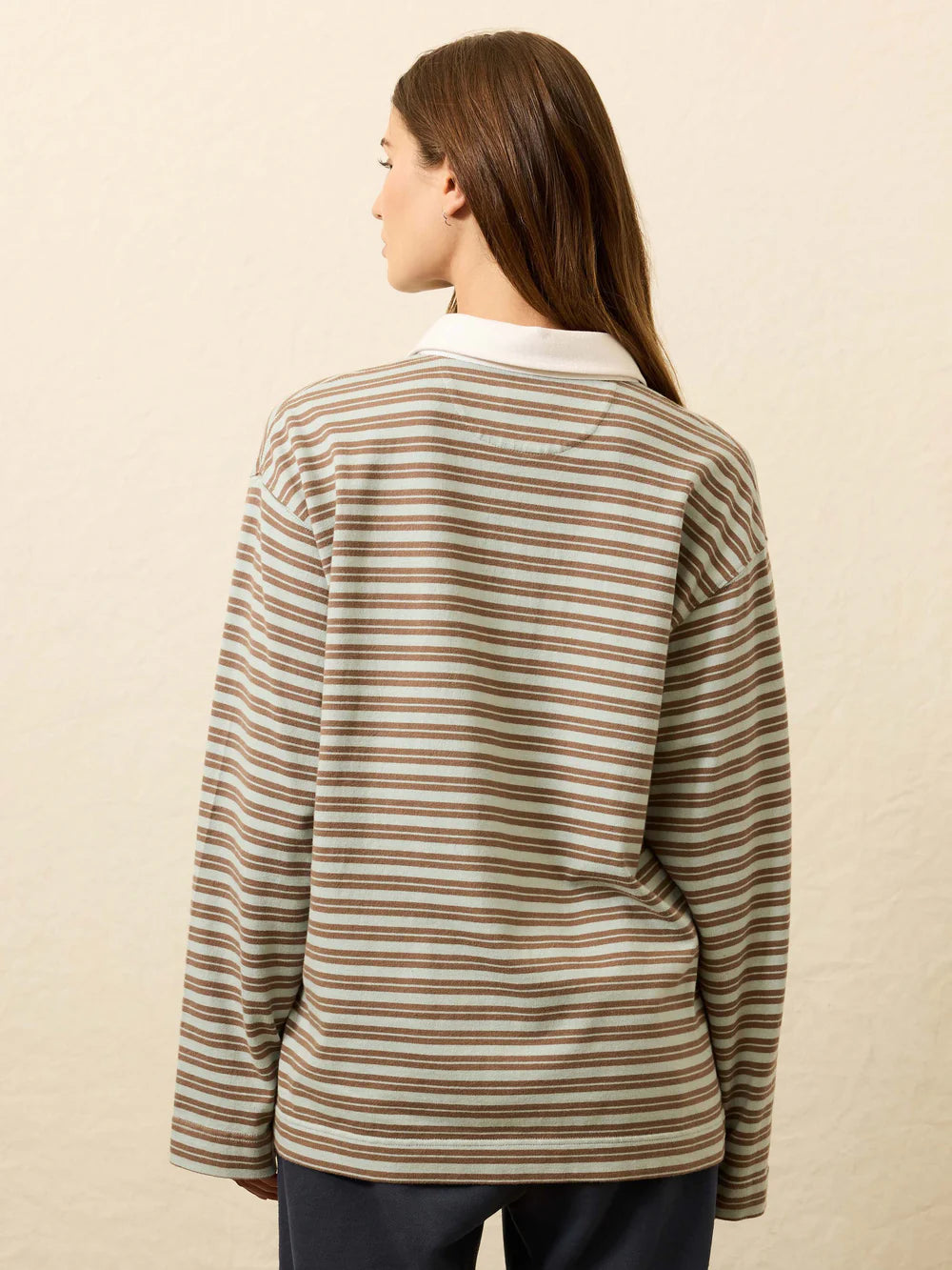 Hometown Rugby Polo - Lakeshore Bay Stripe TOP Faherty Brand