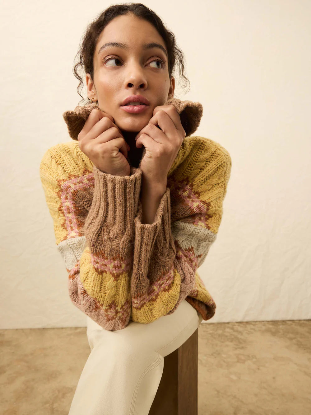 Highland Fairisle Cardigan - Lakeside Fairisle Haze CARDYORJKT Faherty Brand