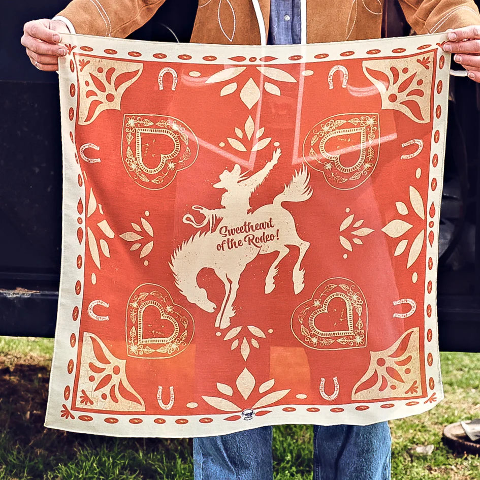 Sweetheart of the Rodeo - Scarf Bandana Scarves Fringe Scarves
