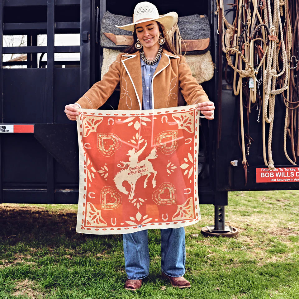 Sweetheart of the Rodeo - Scarf Bandana Scarves Fringe Scarves