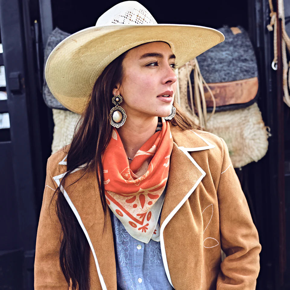 Sweetheart of the Rodeo - Scarf Bandana Scarves Fringe Scarves