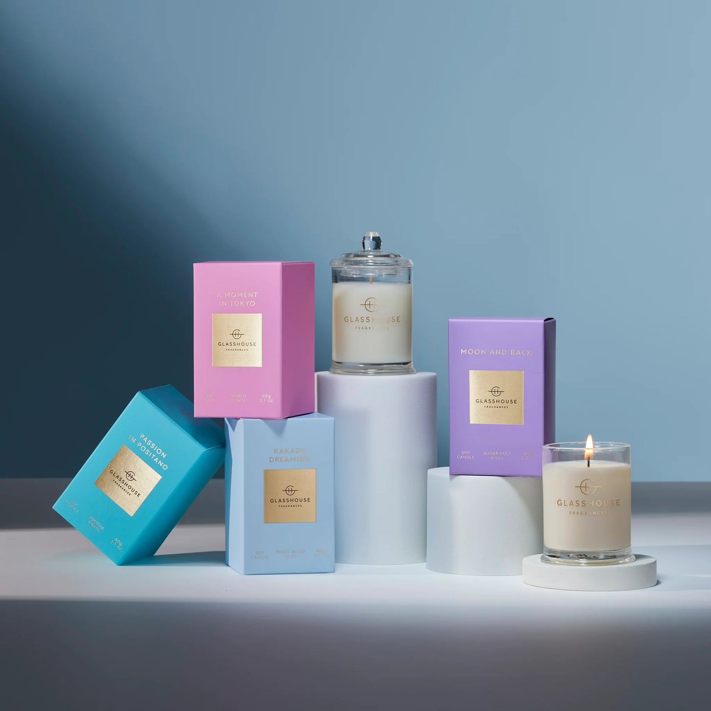 Moon and Back - 2oz Mini Candle Perfume Glasshouse Fragrances   