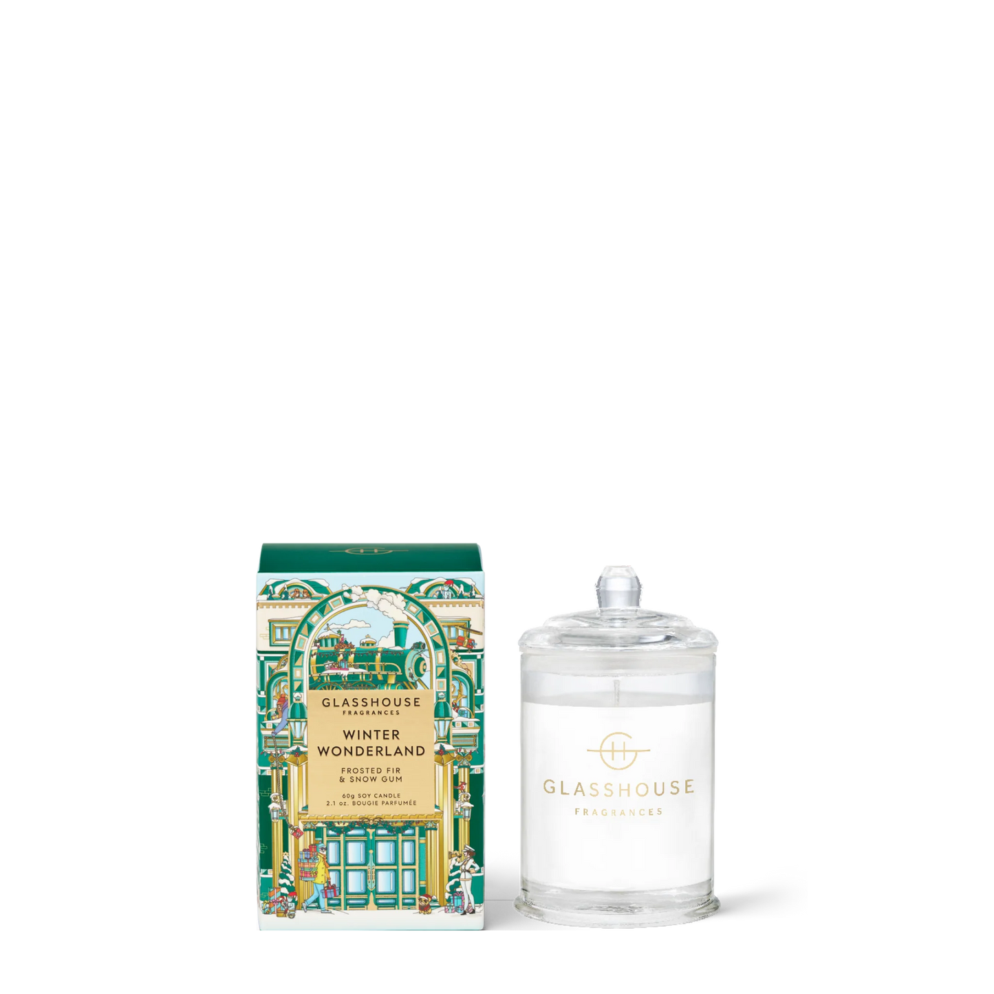 Winter Wonderland - 2oz Mini Candle Candles Glasshouse Fragrances