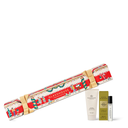Christmas Bon Bon with Body Lotion & Parfum - Kyoto in Bloom Glasshouse Fragrances