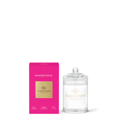 Rendezvous - 2oz Mini Candle Perfume Glasshouse Fragrances   