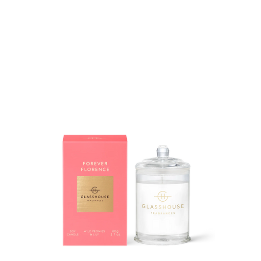 Forever Florence - 2oz Mini Candle Perfume Glasshouse Fragrances   