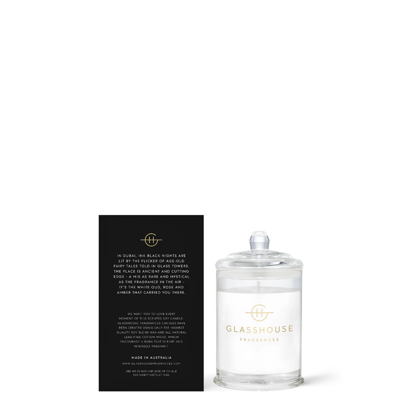 Arabian Nights - 2oz Mini Candle Perfume Glasshouse Fragrances   