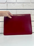Paquita Portfolio/Tablet Cover - Burgundy Red